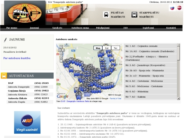 Daugavpils autobusu parks, SIA